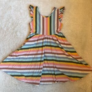 Kids Hanna Andersson Striped Twirl Dress